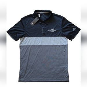 Robert Mondavi Winery Men's Polo Adidas Block Sport Shirts Size M Multicolor NWT